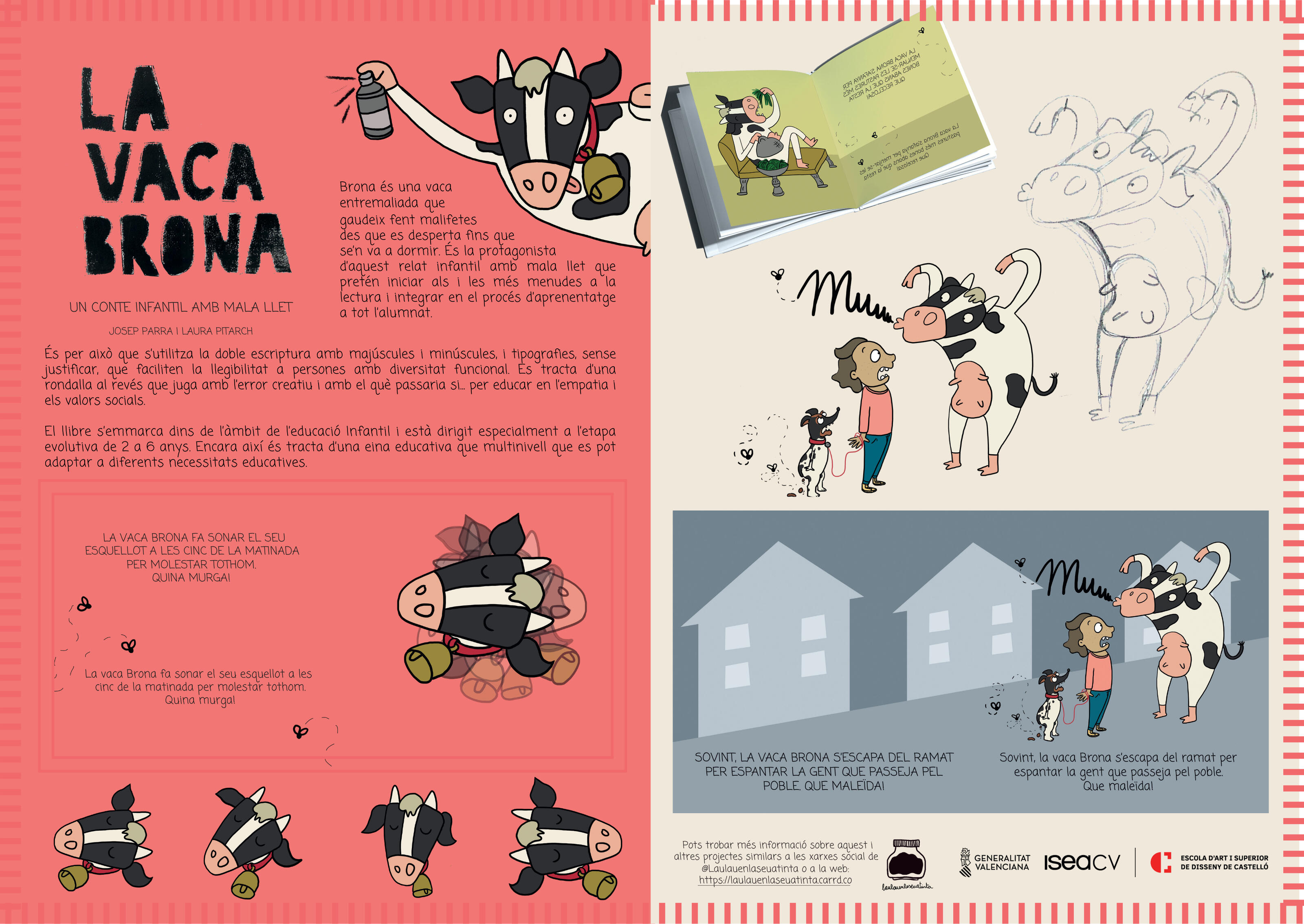 La Vaca Brona un conte infantil amb mala llet
